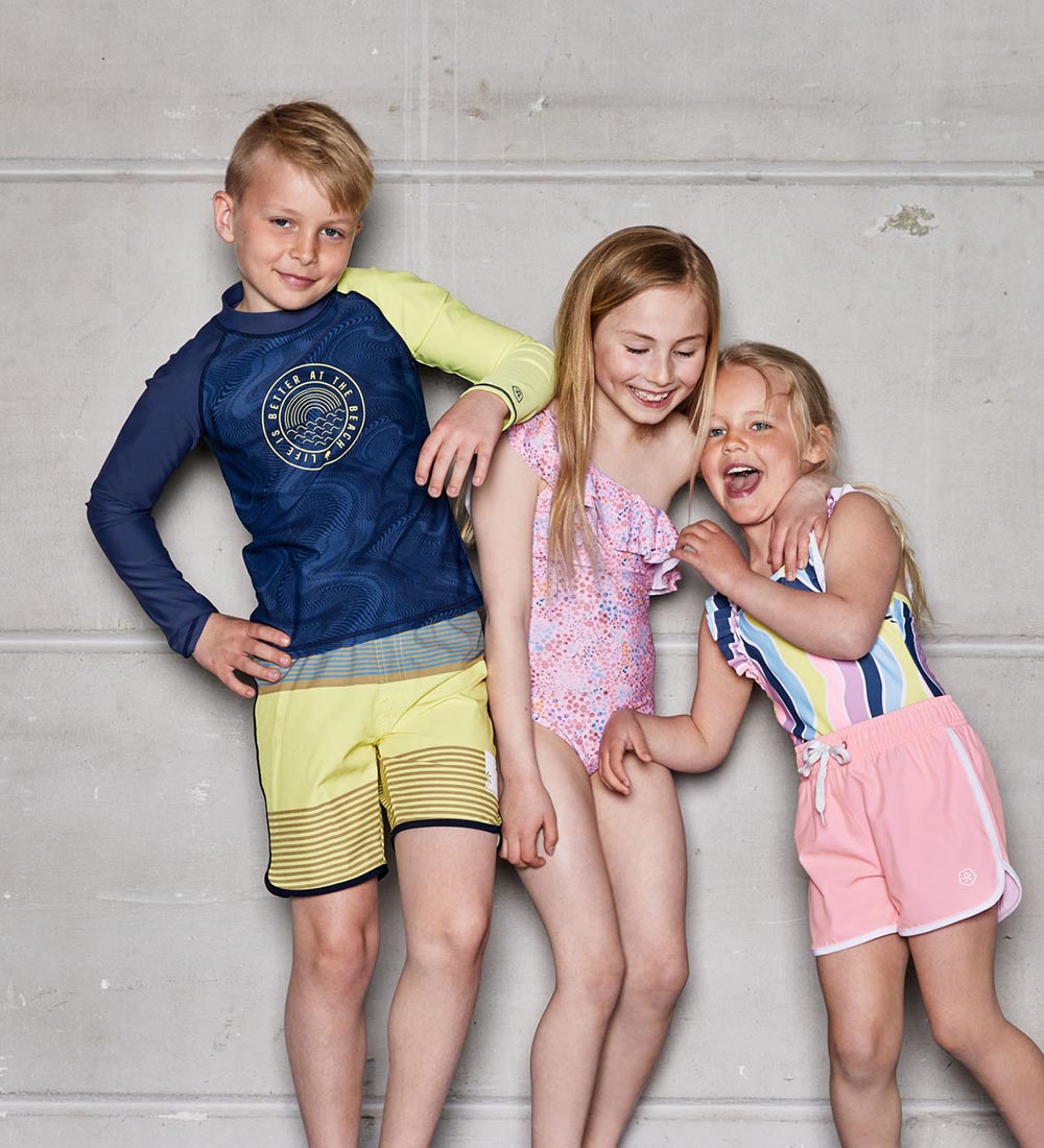 Color Kids Swim Top - Vintage Indigo