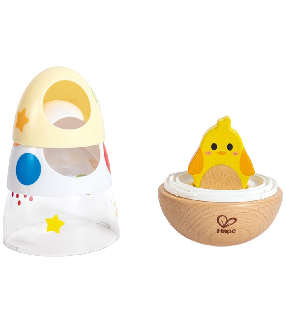 Hape Stacking Egg - Wood - Wobble Wonder Stacker