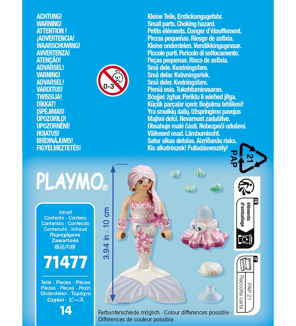 Playmobil SpecialPlus - Mermaid with Squid Octopus - 14 Parts