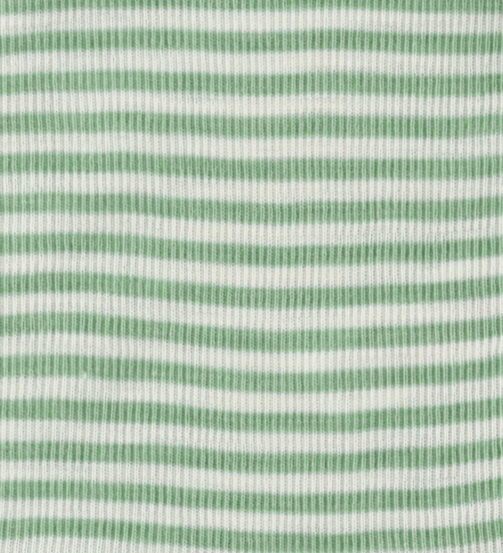 Joha Jurk - Wol/Zijde - Rib - Groen/Wit