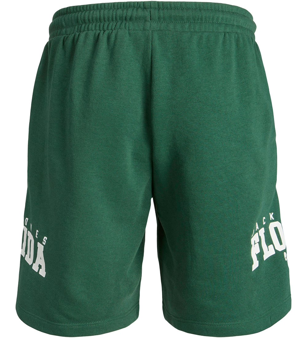 Jack & Jones Sweatshorts - JpstCory - M Wüstengrün m. Weiß