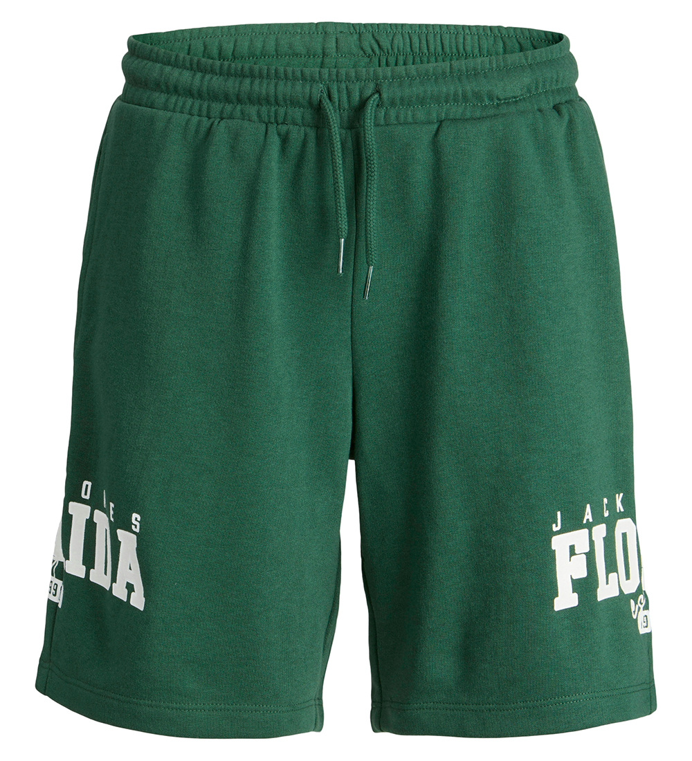 Jack & Jones Sweatshorts - JpstCory - M Wüstengrün m. Weiß