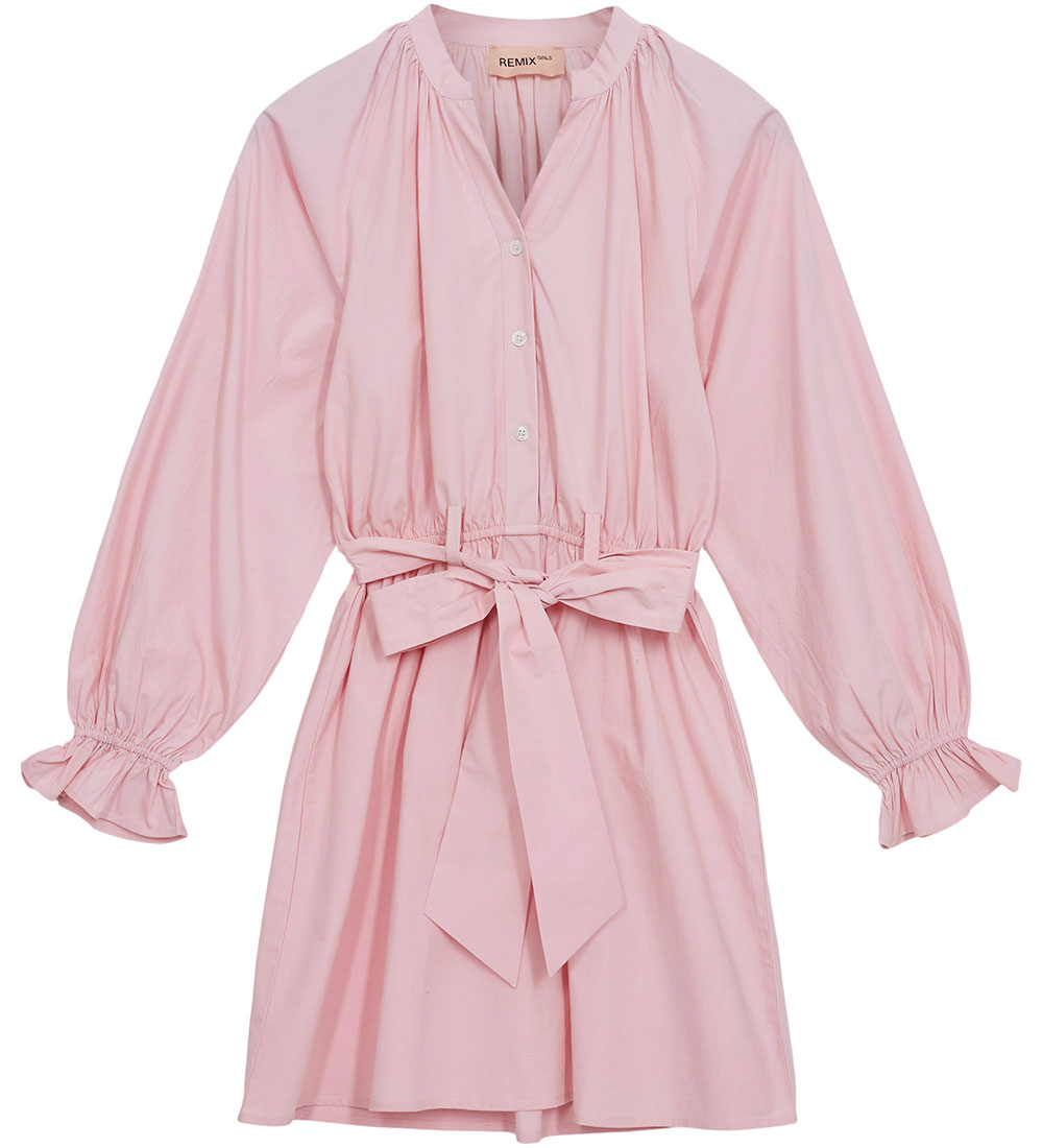 Designers Remix Klänning - Serena Raglan - Baby Pink