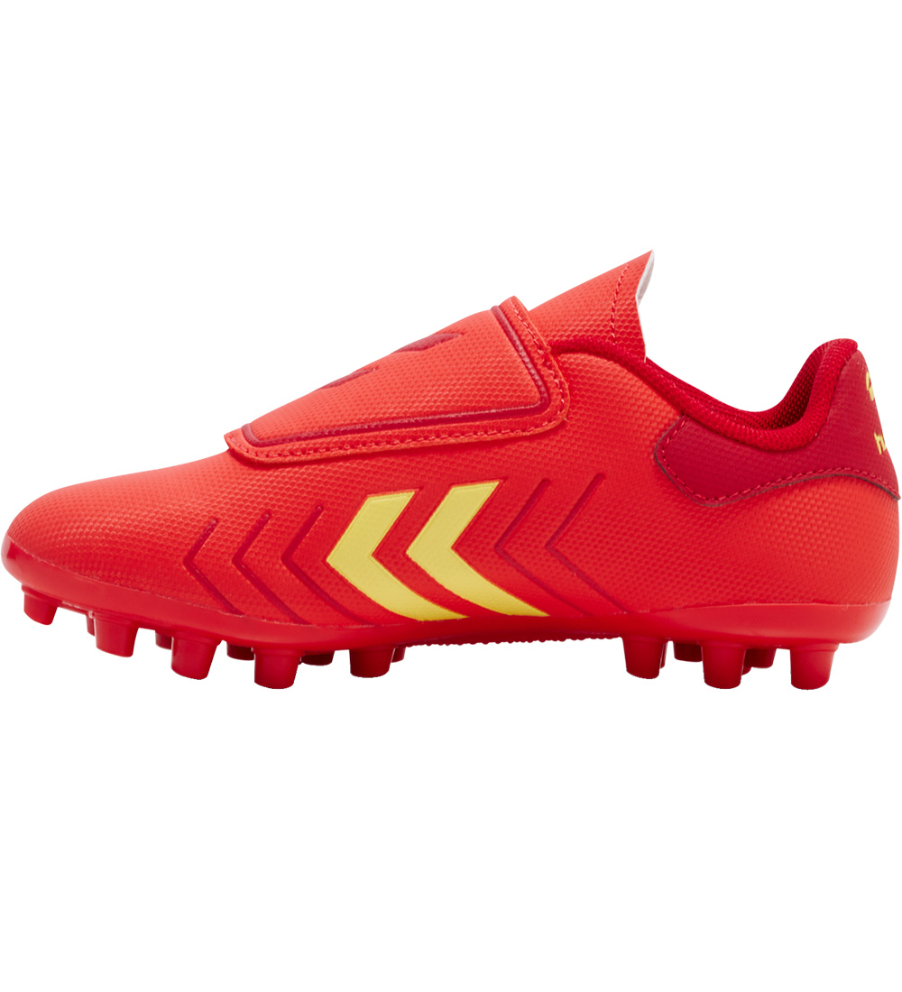 Hummel Fótboltaskór - Hattrick MG Jr - Haute Red