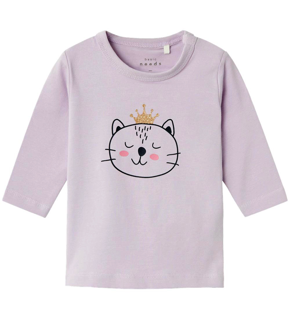 Name It Blouse - NbfVubie - Orchid Petal/CAT Face