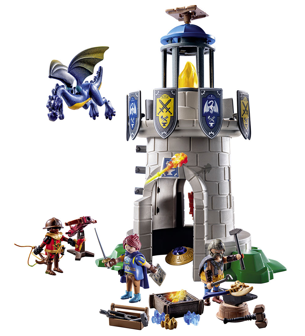 Playmobil Novelmore - Riddertårn w. Blacksmith And Dragon - 7148