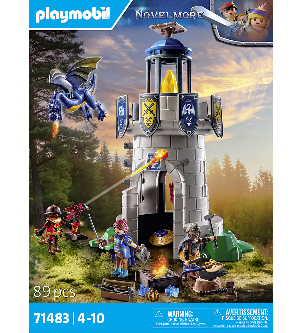 Playmobil Novelmore - Riddertårn w. Blacksmith And Dragon - 7148