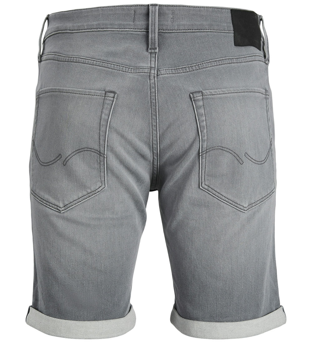 Jack & Jones Stuttbuxur - JjiRick - Grey Gallaefni