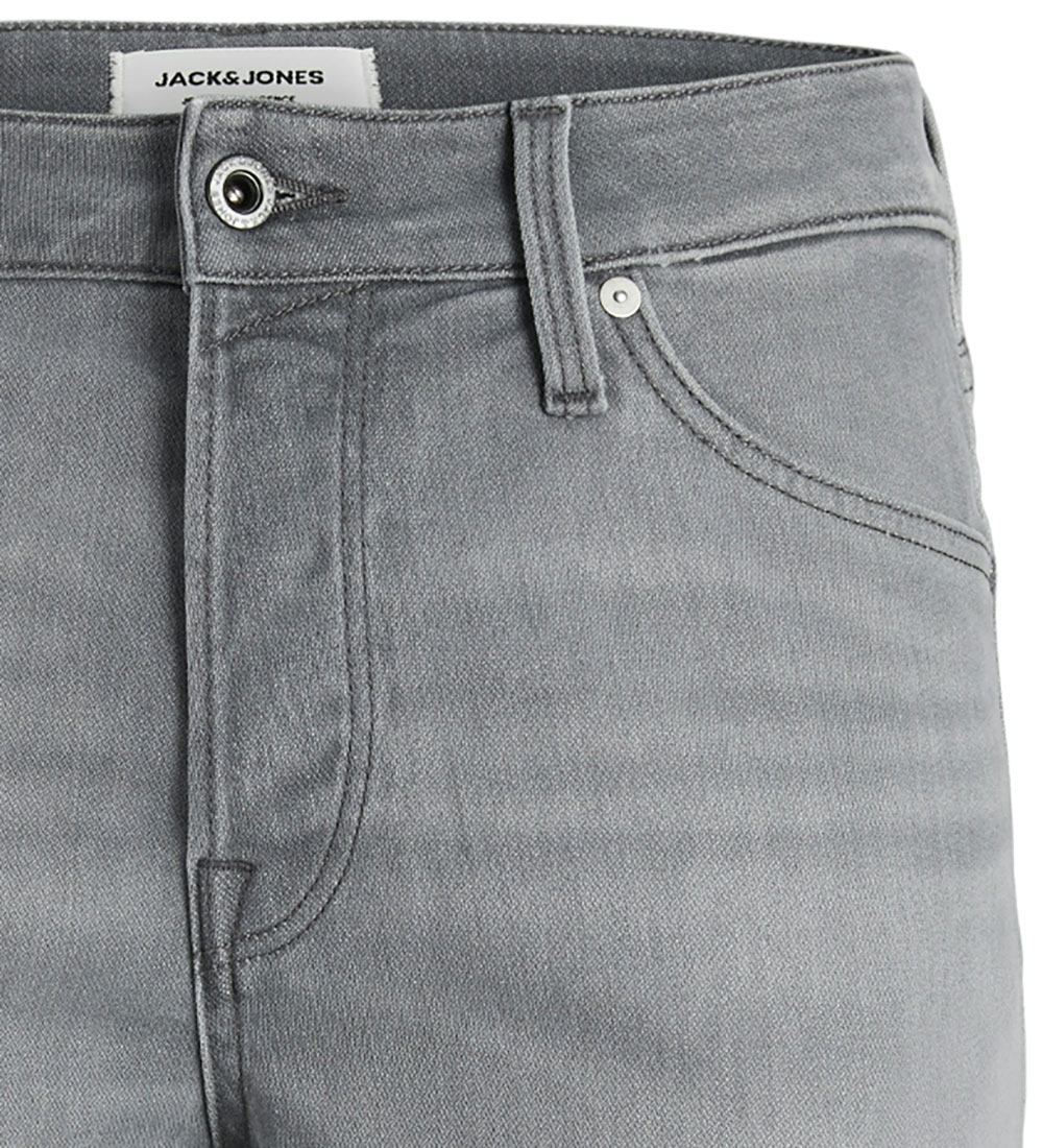 Jack & Jones Stuttbuxur - JjiRick - Grey Gallaefni