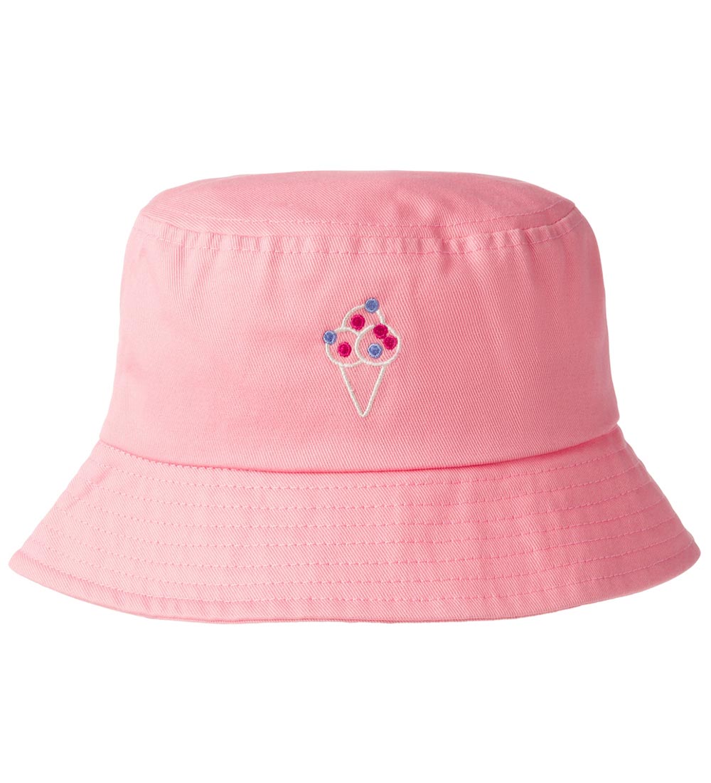 Name It Bucket Hat - NmnOlo - Cashmere Rose/Icecream