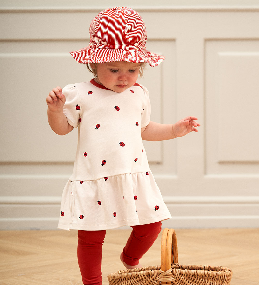 Müsli Solhatt - Poplin Stripe - Balsam Cream/Apple Ed