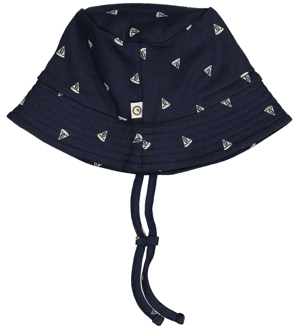 Müsli Bucket Hat - Sailboat Bucket - Night Blue/Conditioner Crea