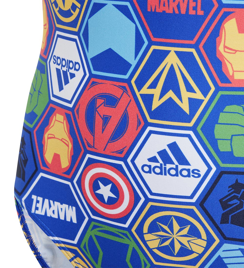 adidas Performance Badeanzug - Mrvl Av - Royblu/Brired