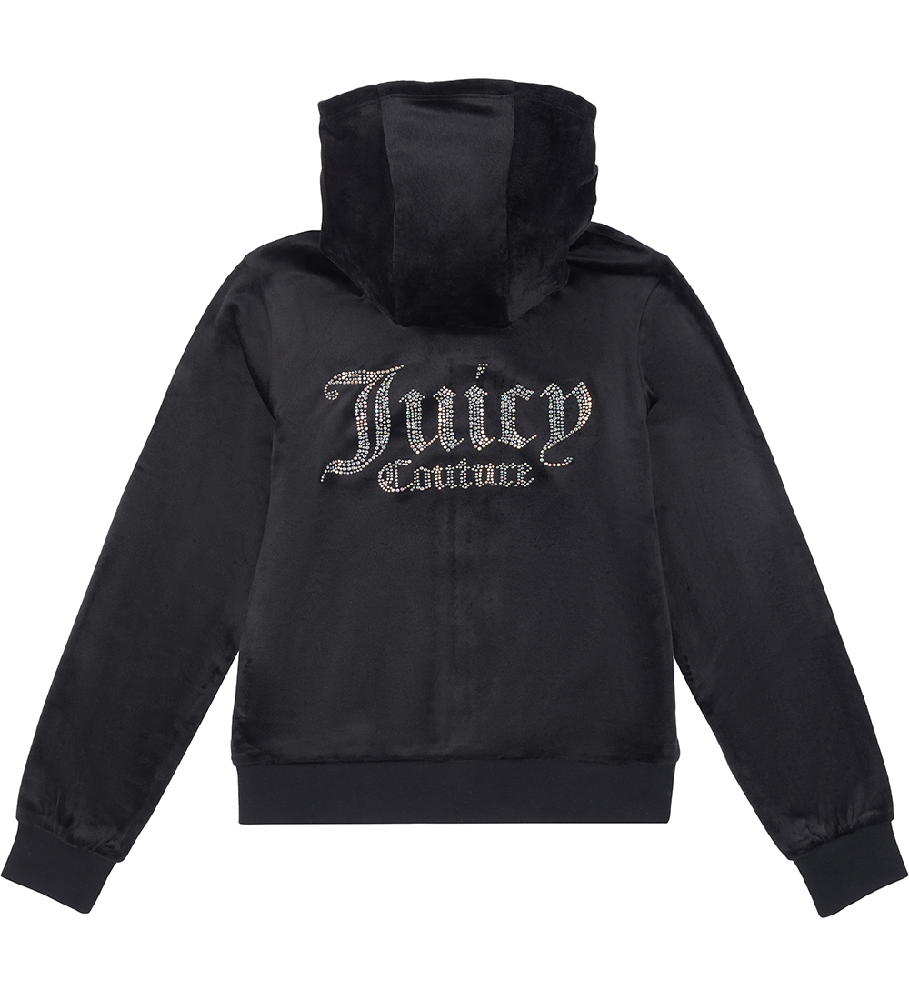 Gilet - Velours Juicy Couture - Diamant - Jet Black
