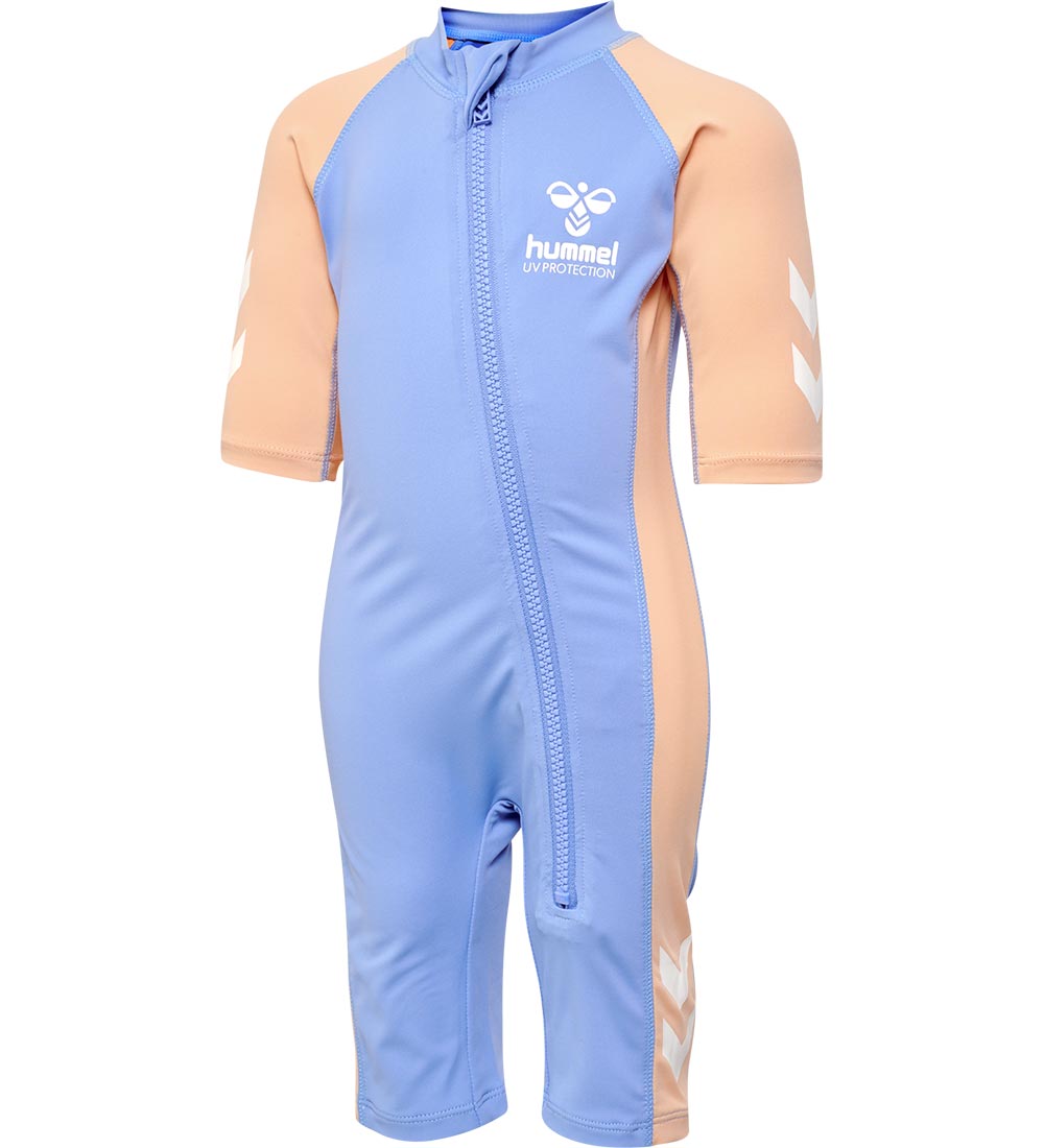 Hummel Coverall Swimsuit - HmlCala - UV40+ - Blue/Pink