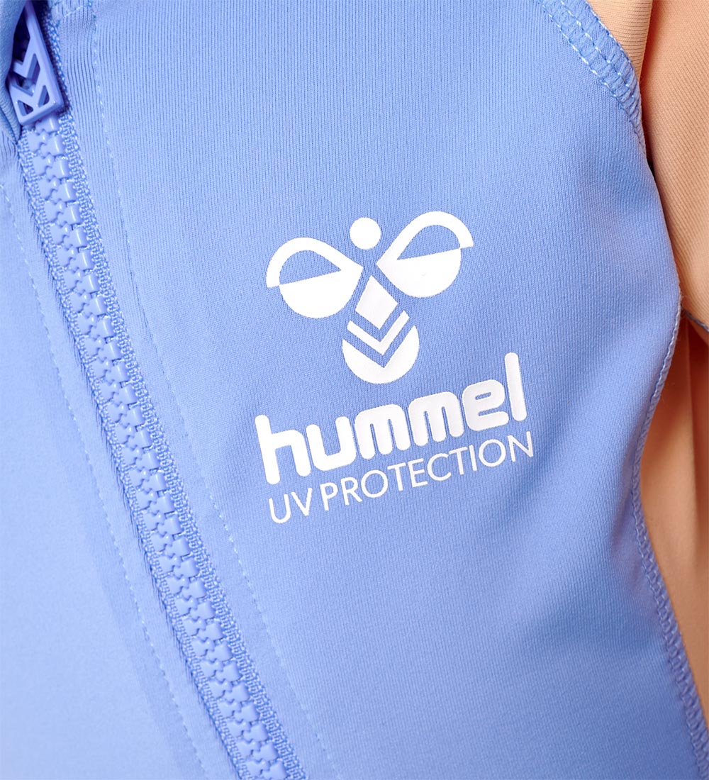 Hummel Coverall Swimsuit - HmlCala - UV40+ - Blue/Pink