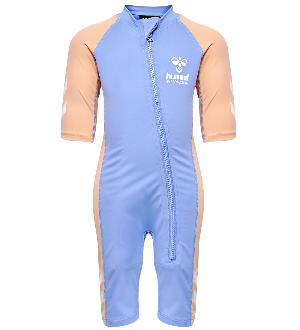 Hummel Coverall Swimsuit - HmlCala - UV40+ - Blue/Pink