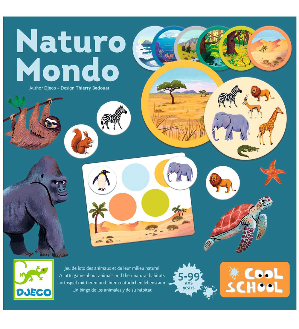 Djeco Picture Lottery - Cool School - Naturo Mondo