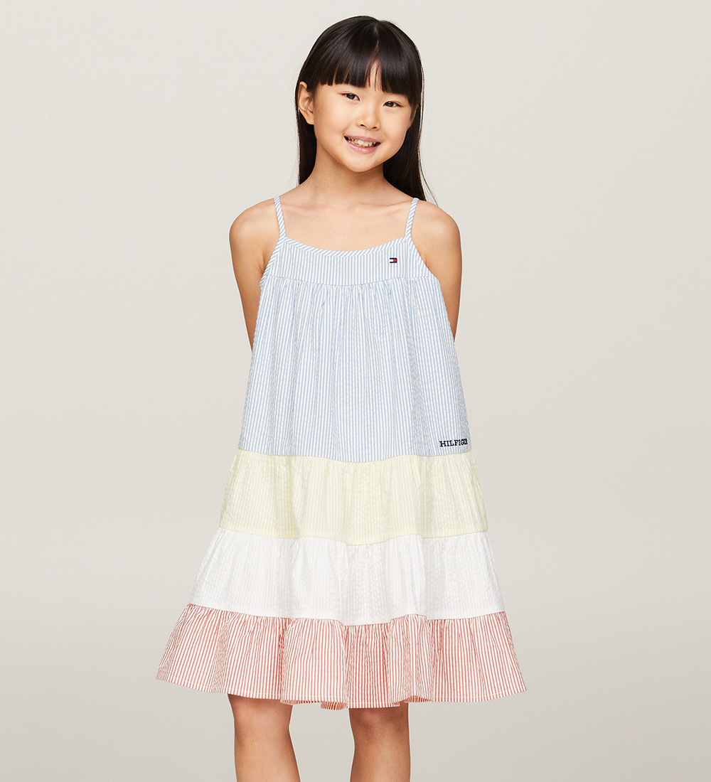 Tommy Hilfiger Kleid - Seersucker Mixed Stripe - Multi Stripe