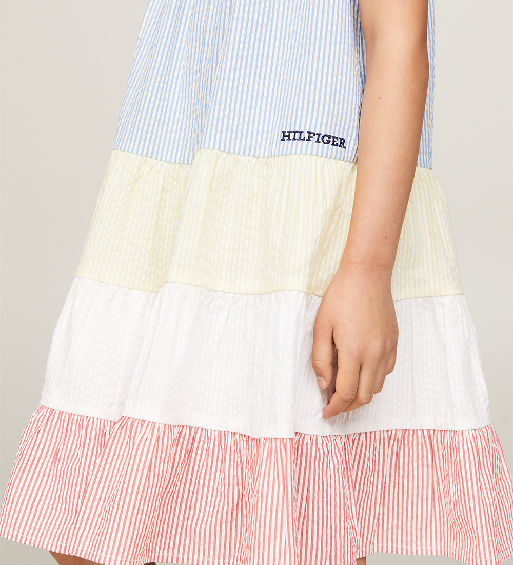 Tommy Hilfiger Kleid - Seersucker Mixed Stripe - Multi Stripe