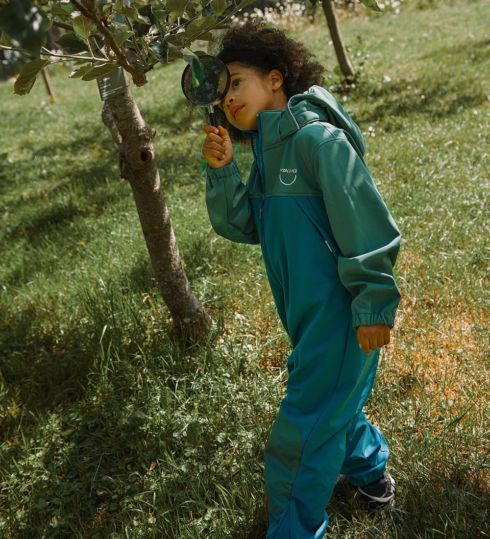 Viking Softshell föt M. Flís - Play - Dark Green