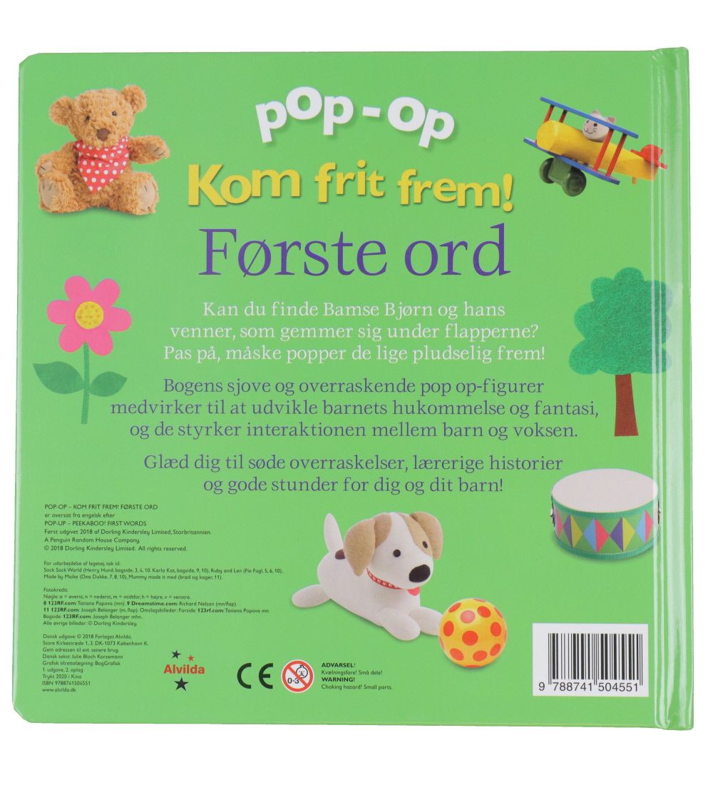 Alvilda Book - Pop-op - Come Freely - First Word - Danish