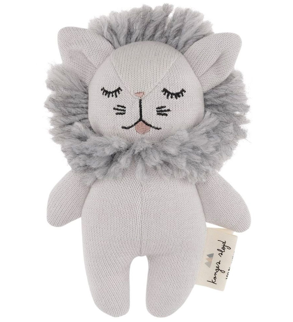 Konges Sløjd Rattle - Mini Leo - Grey