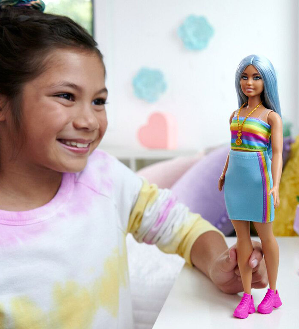 Barbie Puppe - 30 cm - Fashionista Rainbow Athleisure