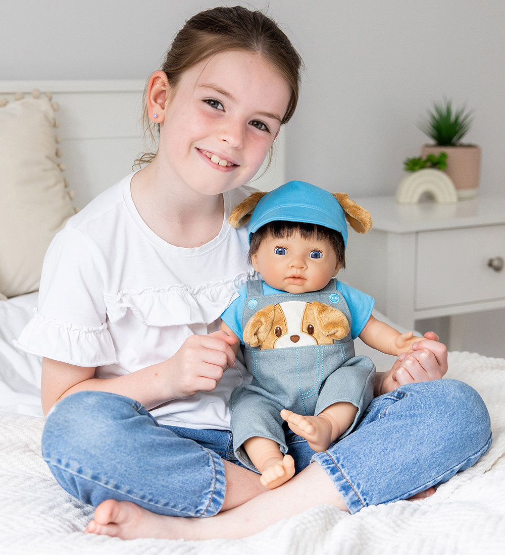 Tiny Treasures Doll Clothes - Little Paws Puppy Outfit