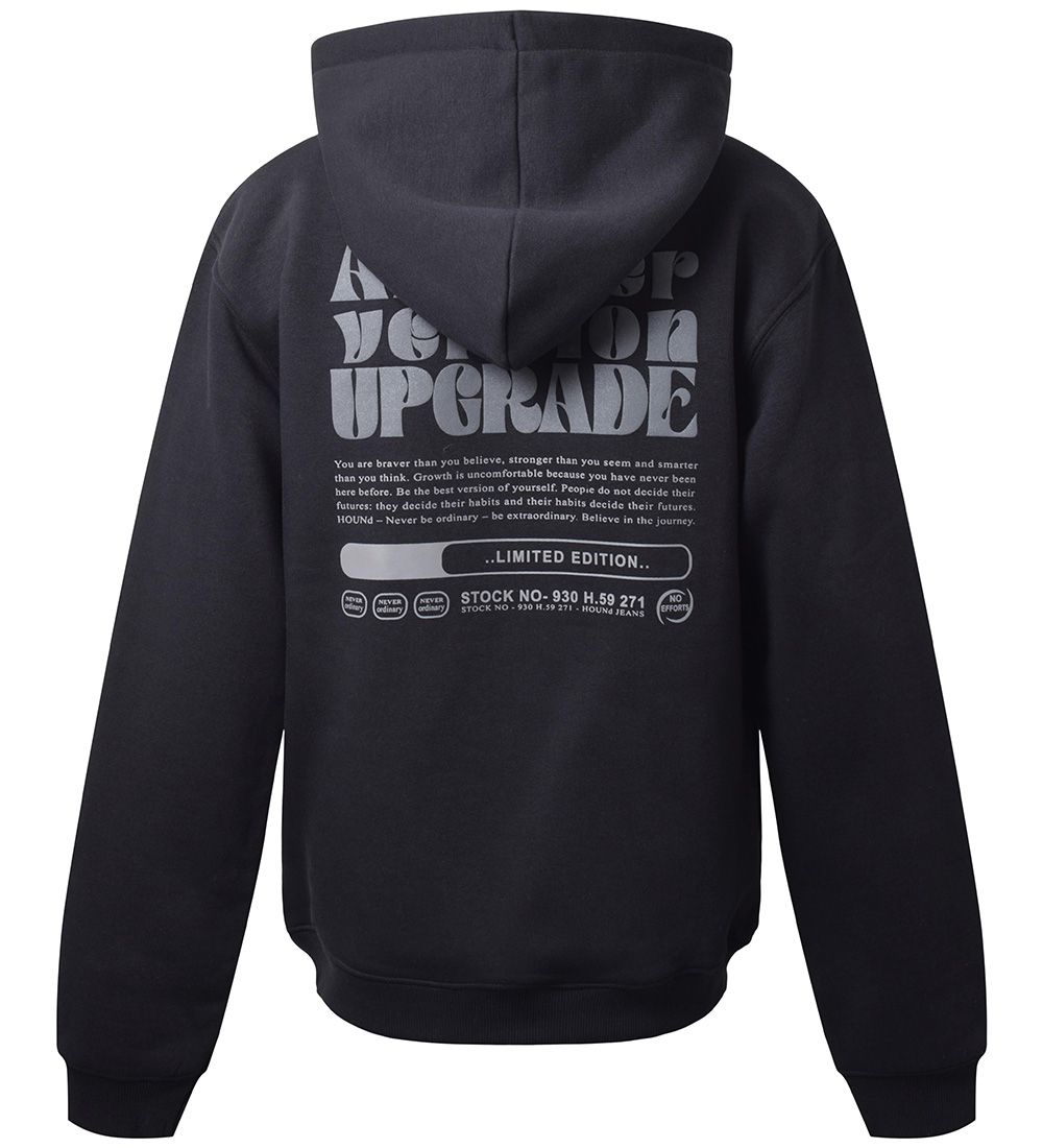 Sweat à Capuche Hound - Noir