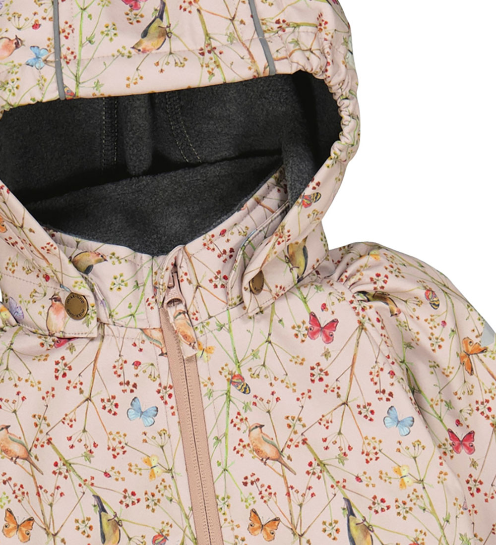 Mikk-Line Lightweight Jacket - Nirvana w. Flowers