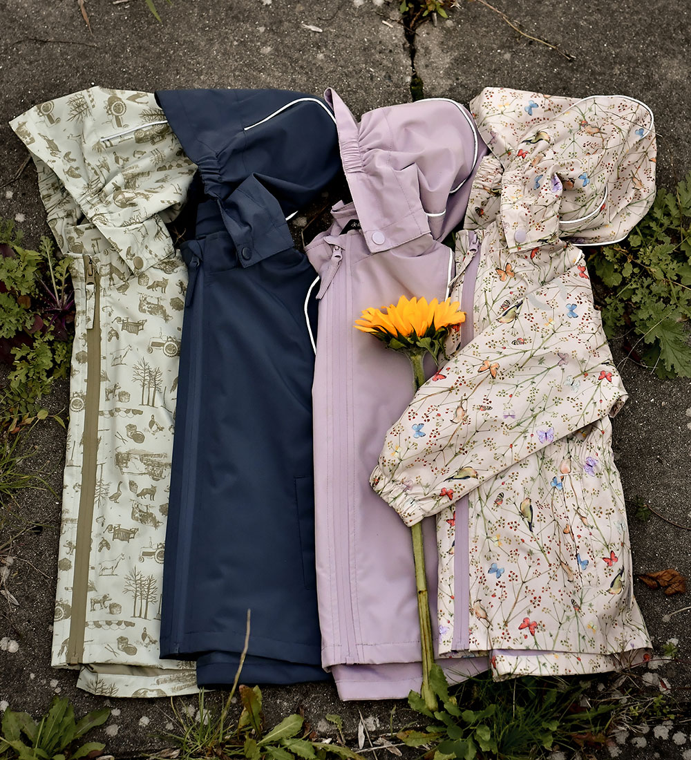 Mikk-Line Lightweight Jacket - Nirvana w. Flowers