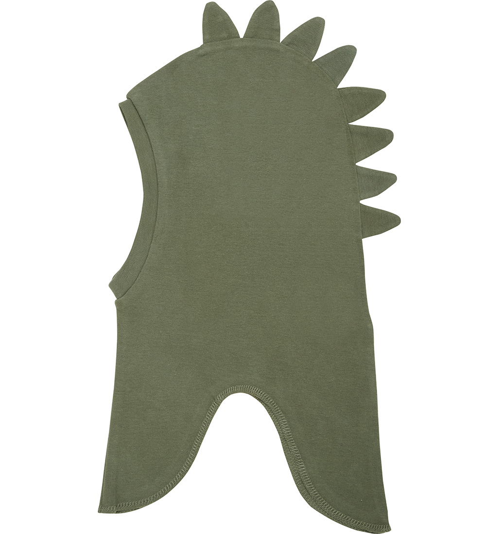 Minymo Balaclava - Single Layer - Olivine w. Dinotacks