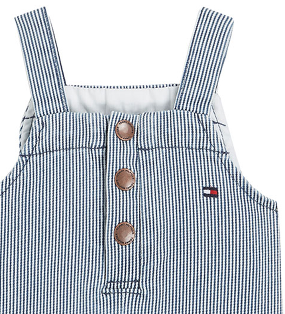 Tommy Hilfiger Set - T-shirt/Overalls - Striped Dungaree - The