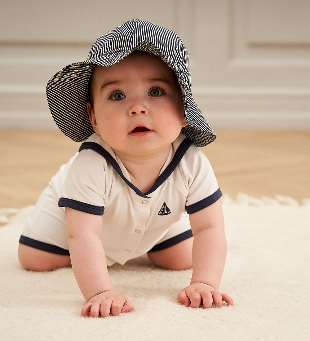 Müsli Summer Romper - Sailboat - Conditioner Cream