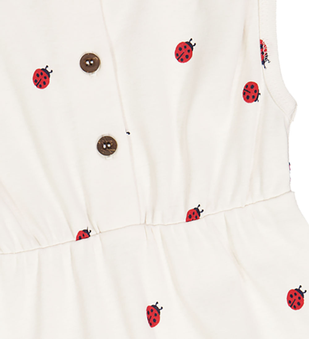 Müsli Sommerstrampler - Ladybird - Spülung Cream/Apple Ed