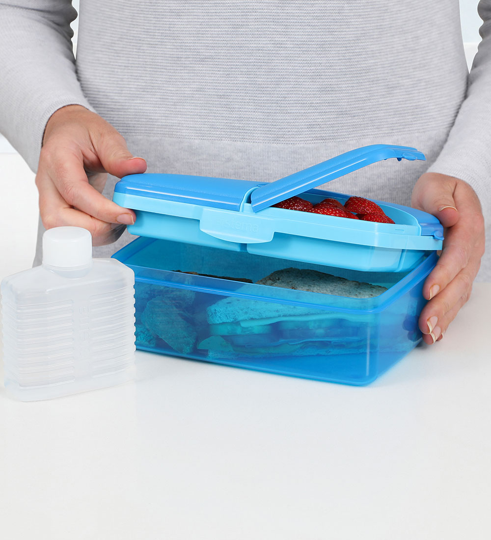 Sistema Nestisbox - Slimline Quaddie - 1.5 L - Blár/Ljósblár