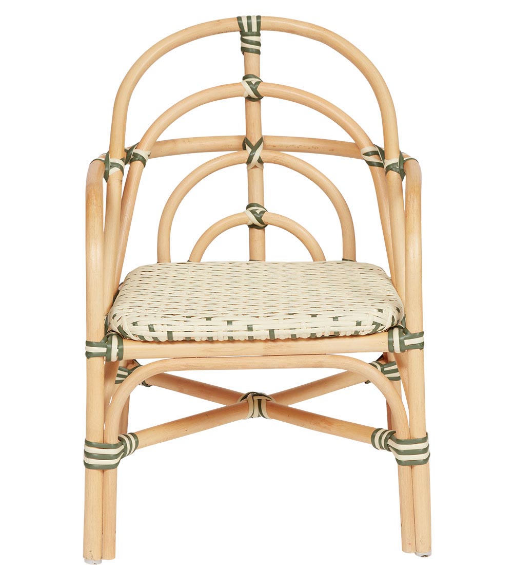 OYOY Utomhus Stol - Momi Mini - 40x45x49 cm - Vanilla/Olive