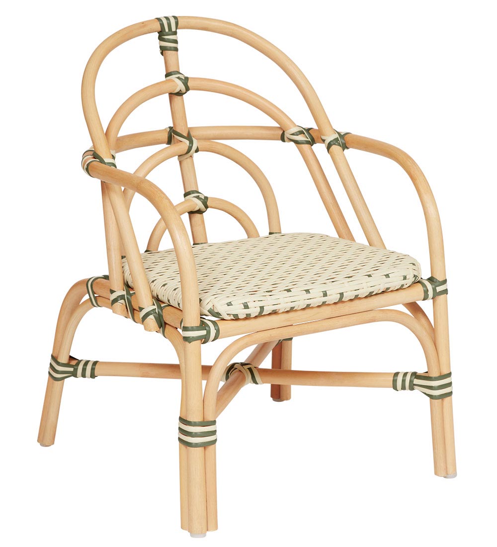 OYOY Utomhus Stol - Momi Mini - 40x45x49 cm - Vanilla/Olive