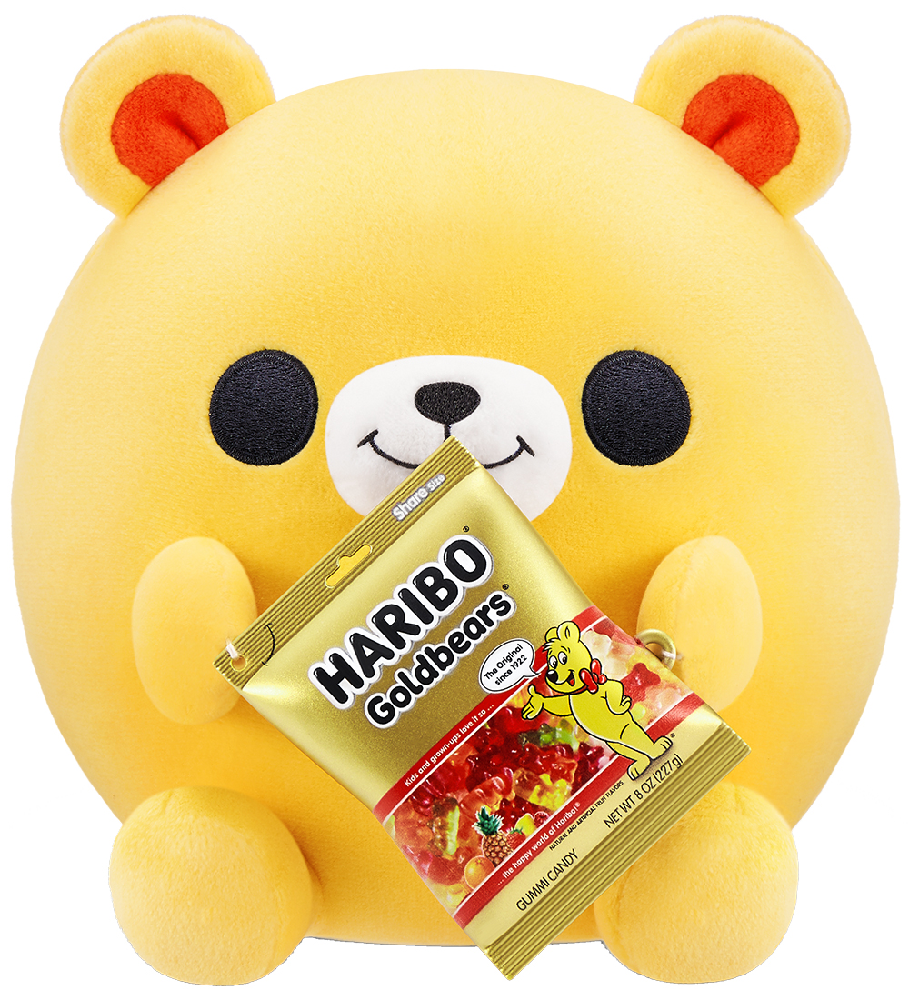 Snackles Peluche - 35 cm - L'ours Nancy av. Haribo