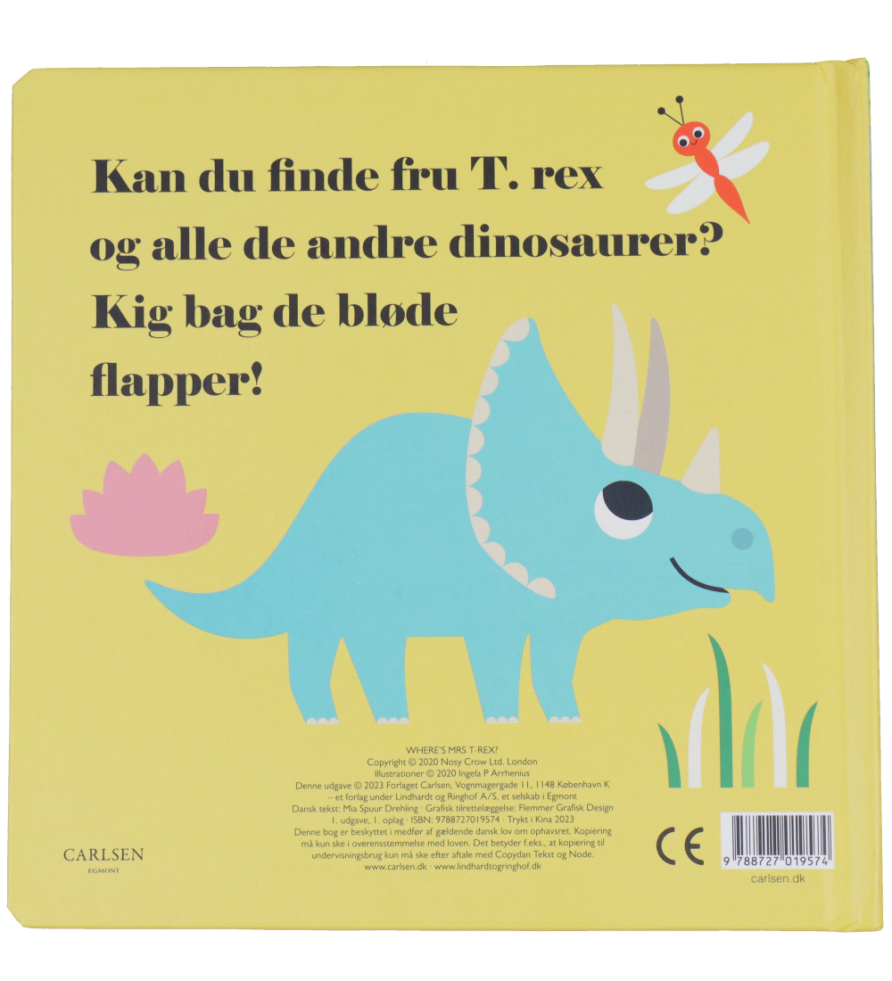 Forlaget Carlsen Picture Book w. Flapper - Where Is Mrs. T. Rex