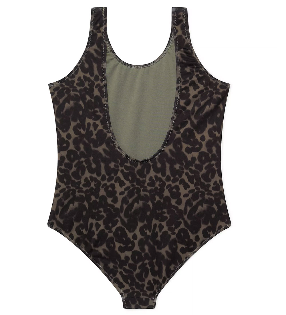Maillot de Bain Calvin Klein - Leopard Olive En haut