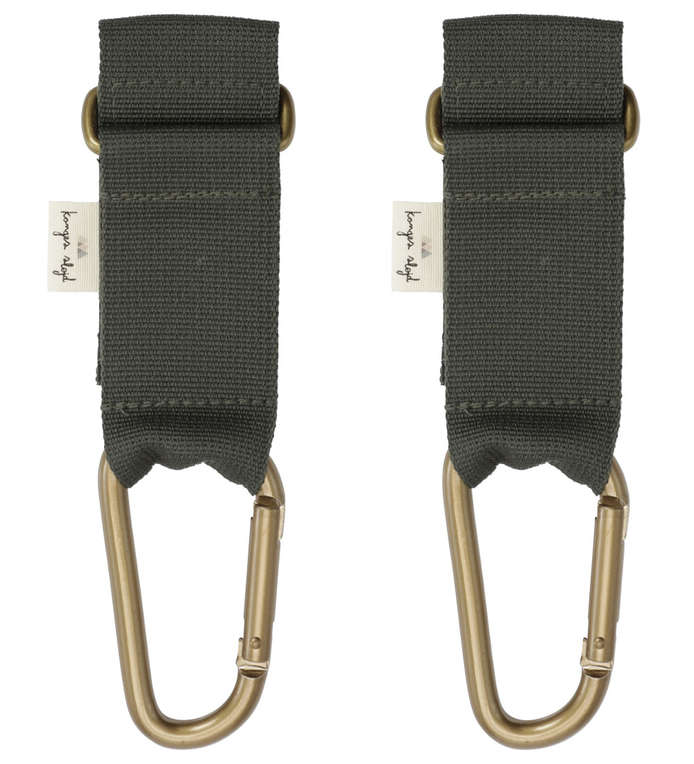 Konges Sløjd Lastenrattaiden hihnat - 2 kpl - Moss Grey