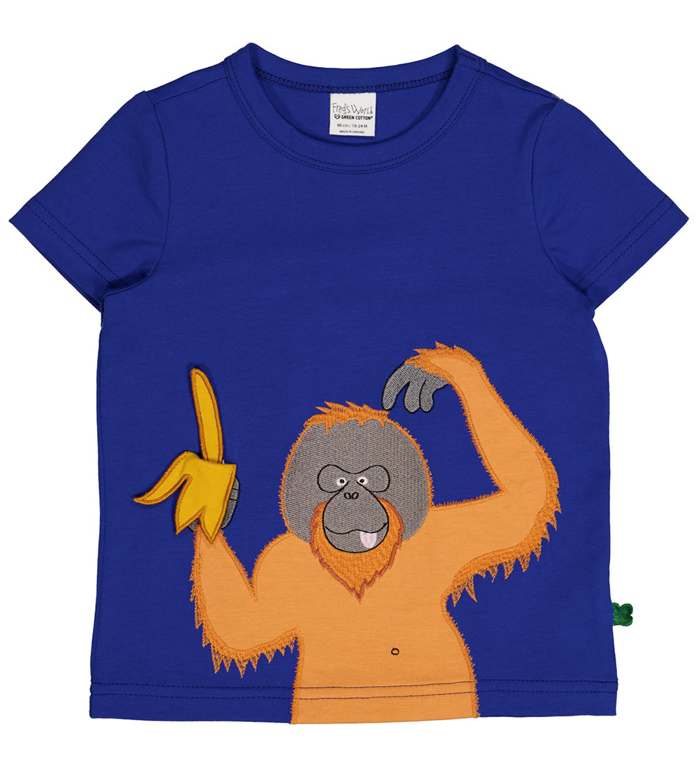 Freds World T-shirt - Orangutan - Surf