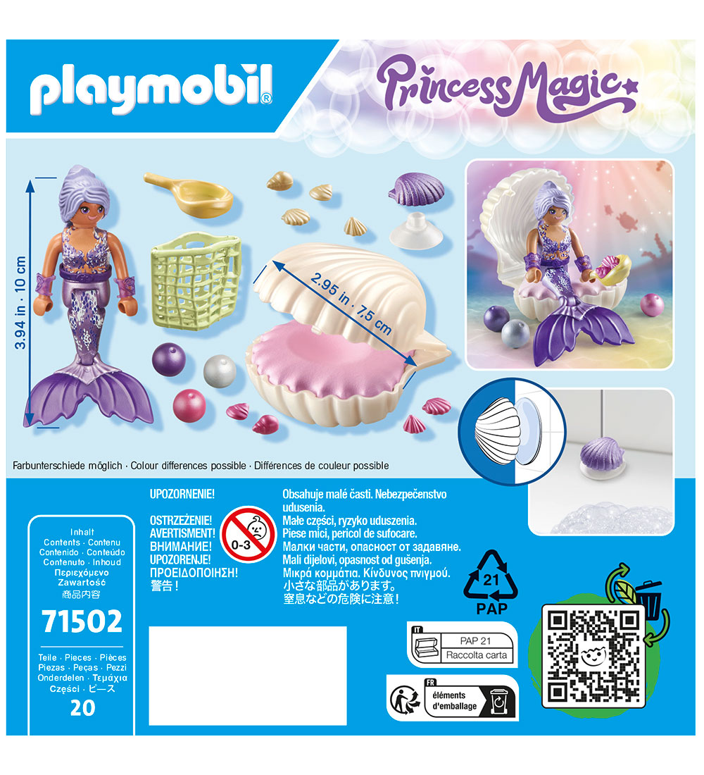 Playmobil Princess Magic - Mermaid with Mother of Pearl Shell -