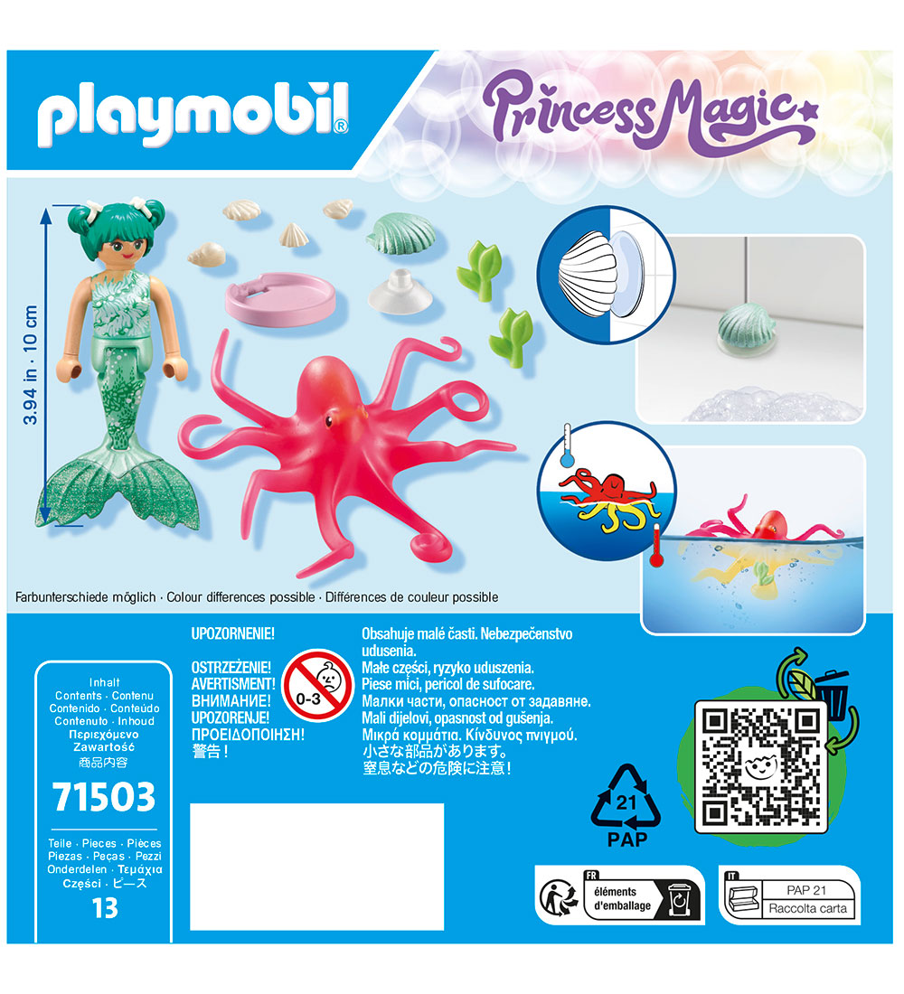 Magie Playmobil Princess - Sirène av. Encre... - 71503 - 13 Part