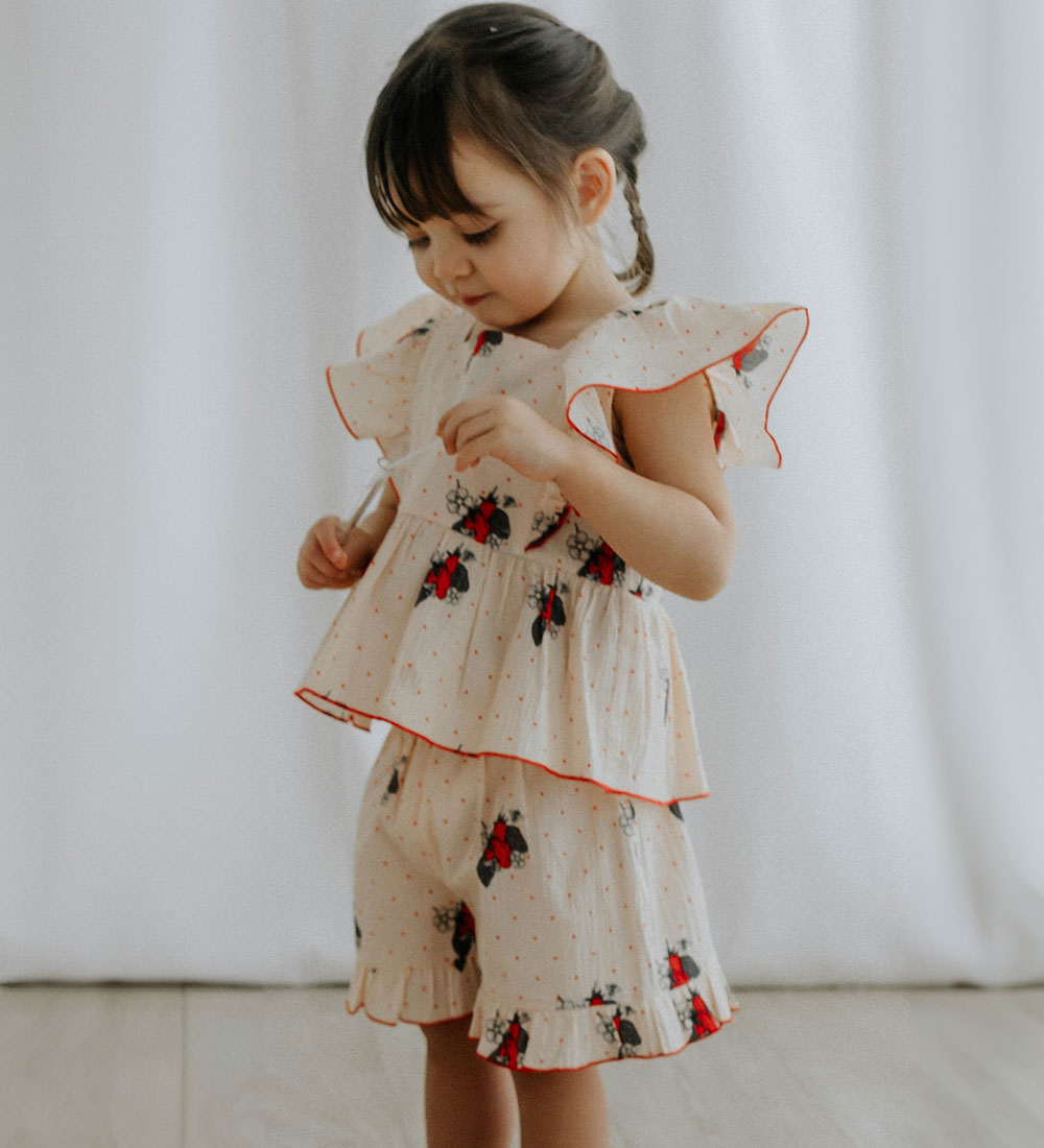 Fliink Shorts - Summerbuzz - Sandshell Dot Aop