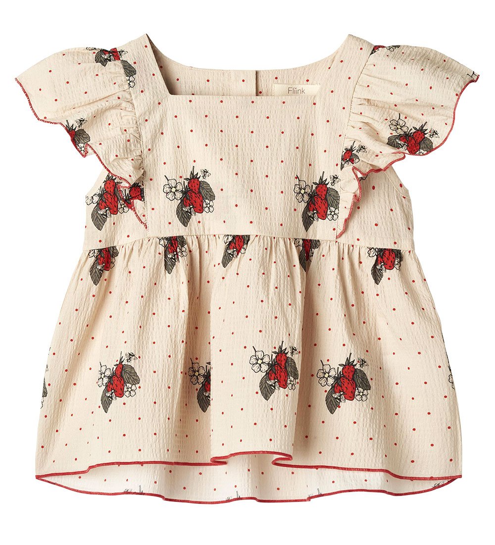 Fliink Top - Summerbuzz - Sandshell Dot Aop