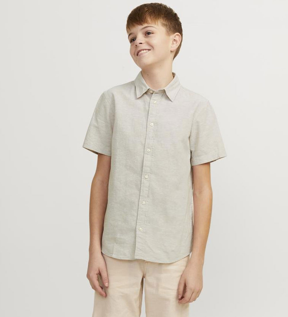 Jack & Jones Shirt - JjeLinen - Crockery