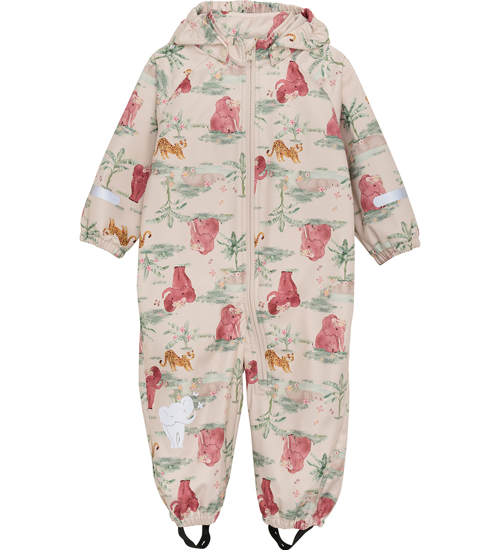 CeLaVi Softshell föt - Brandied Apricot/Bleikt M. Fílar